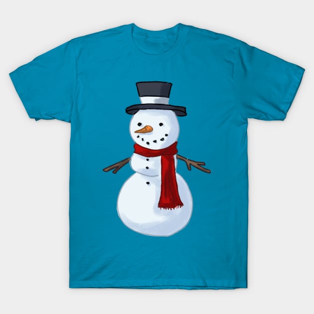 Christmas Snowman T-Shirt by PreeTee 